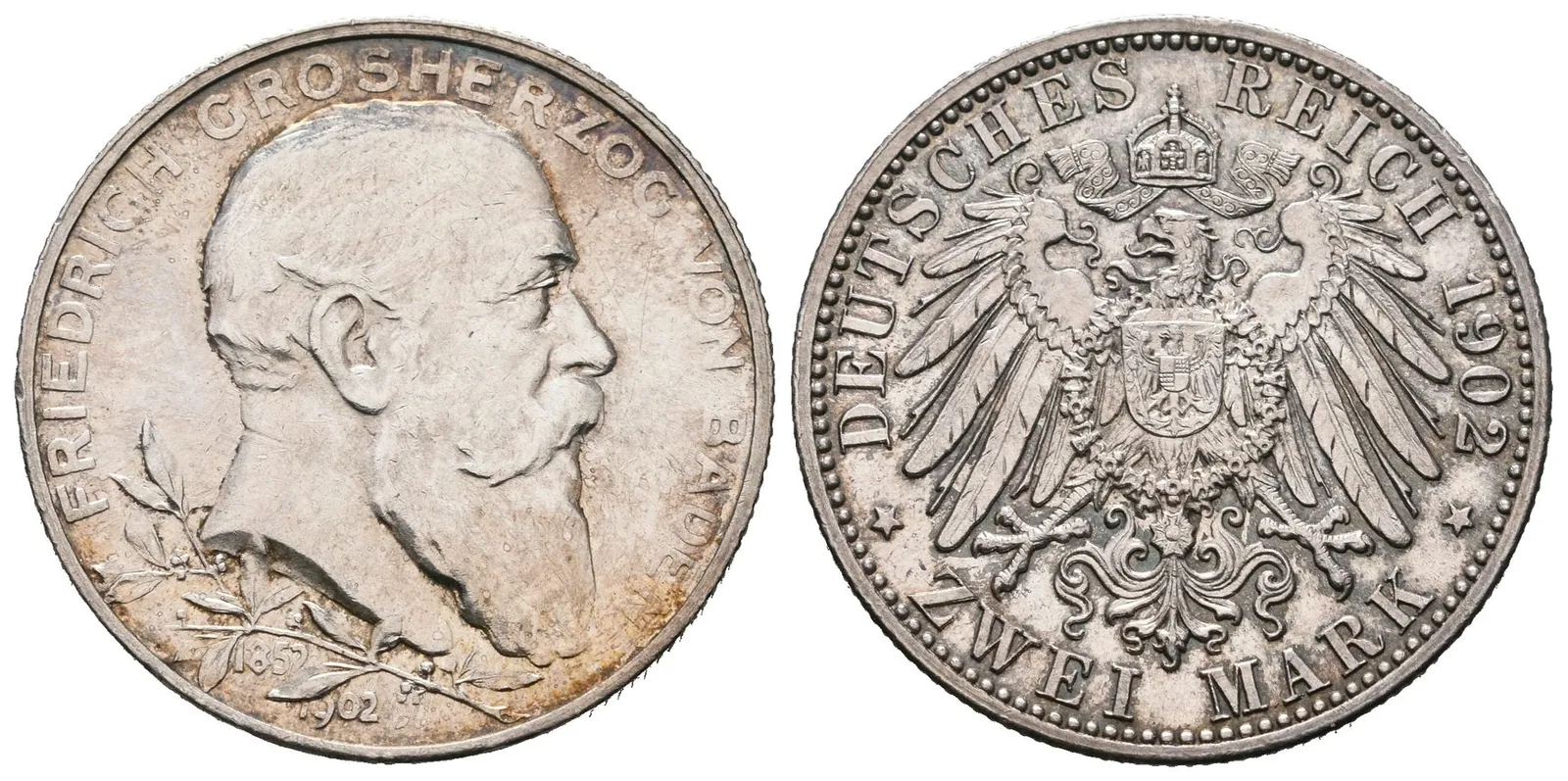 Baden, 2 Marka 1902 - 50. výročí panování