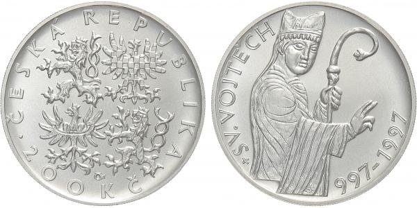 200 Kč 1997 - Svatý Vojtěch