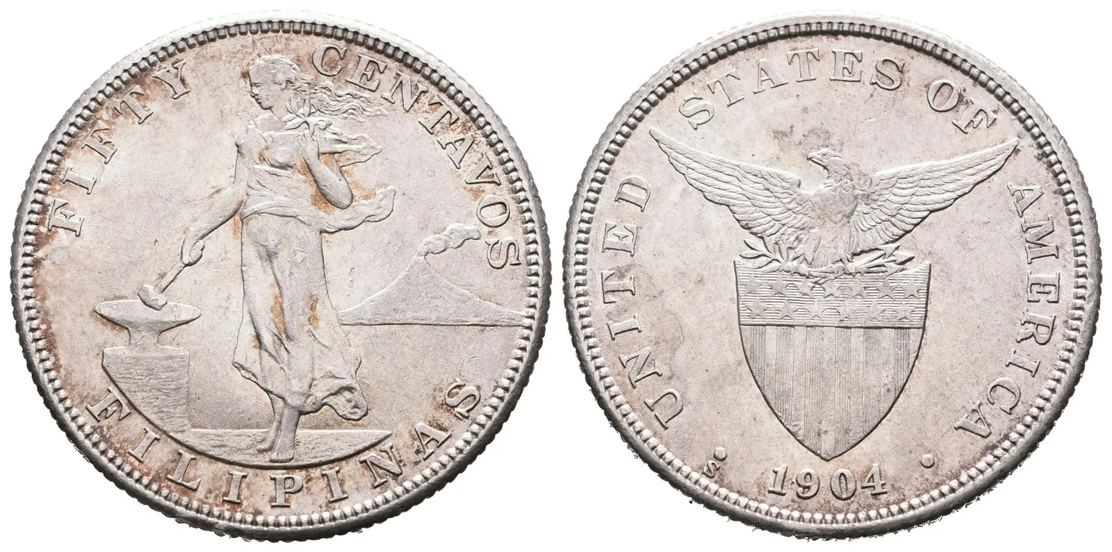 Filipíny, 50 Centavos 1904 S