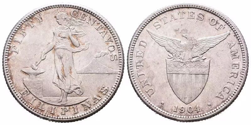 Filipíny, 50 Centavos 1904 S