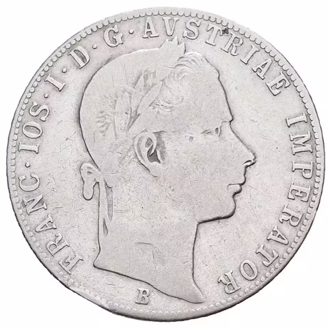 Zlatník 1865 B, oběhová zachovalost, škr.