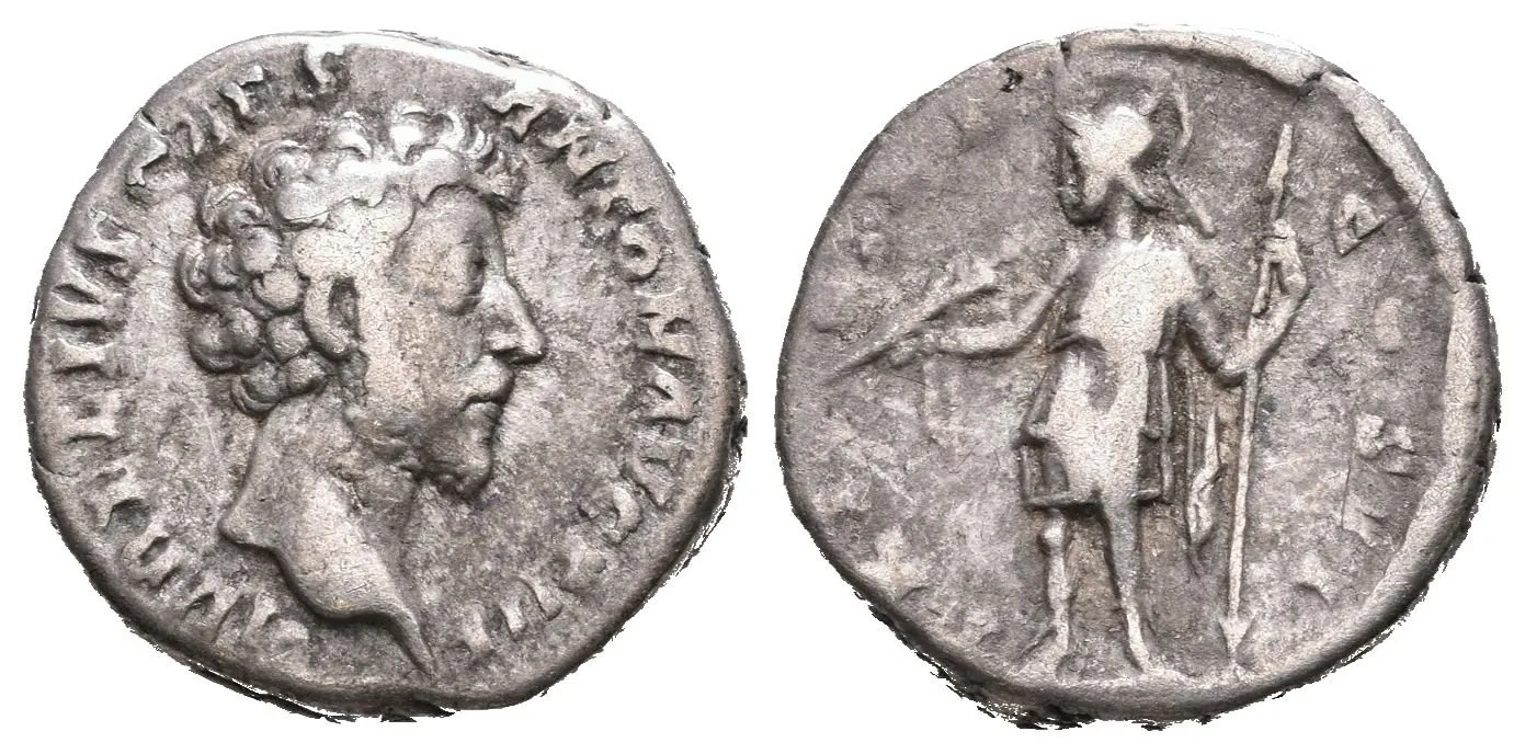 M. Aurelius, Denár, RIC.473