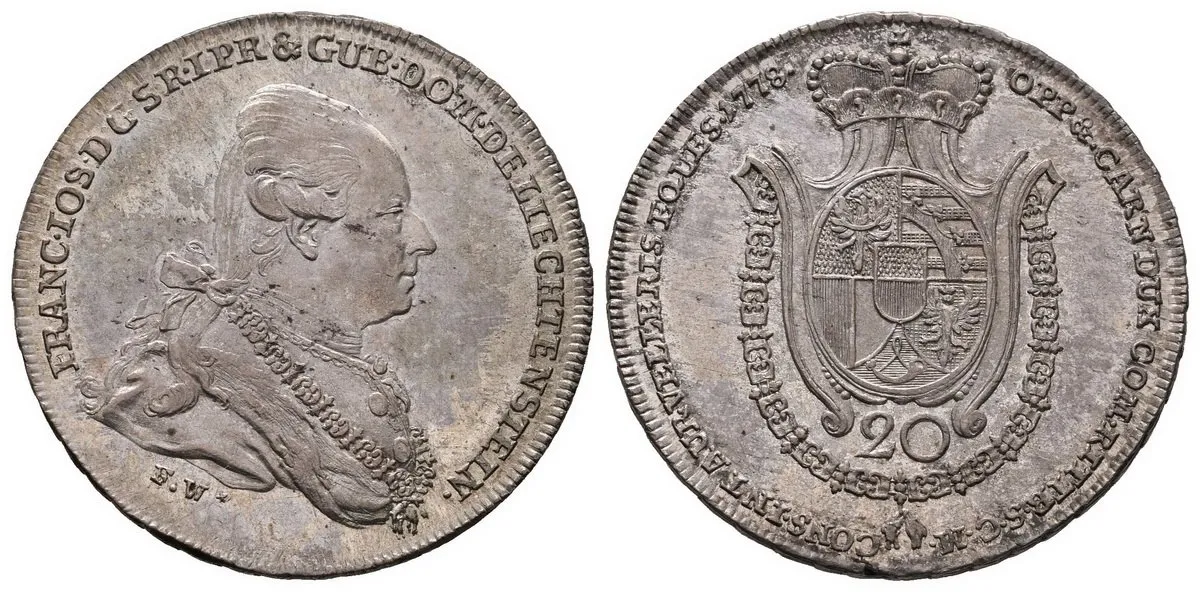 Liechtenstein, Franz Josef I., 1772 - 1781 — 1