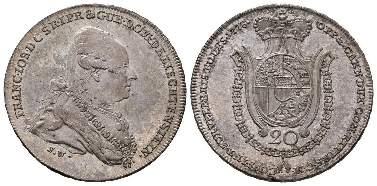 Liechtenstein, Franz Josef I., 1772 - 1781 — 1