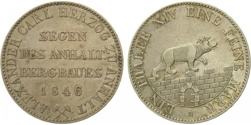 Anhalt - Bernburg, Alexander Carl, 1834 - 1863 — 1