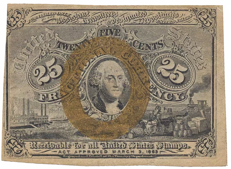 USA, 25 Cents 1863, P.103