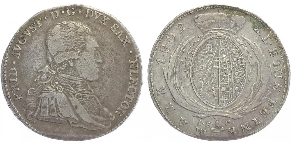 Sasko, Friedrich August III./I., 1763 - 1827 — 1