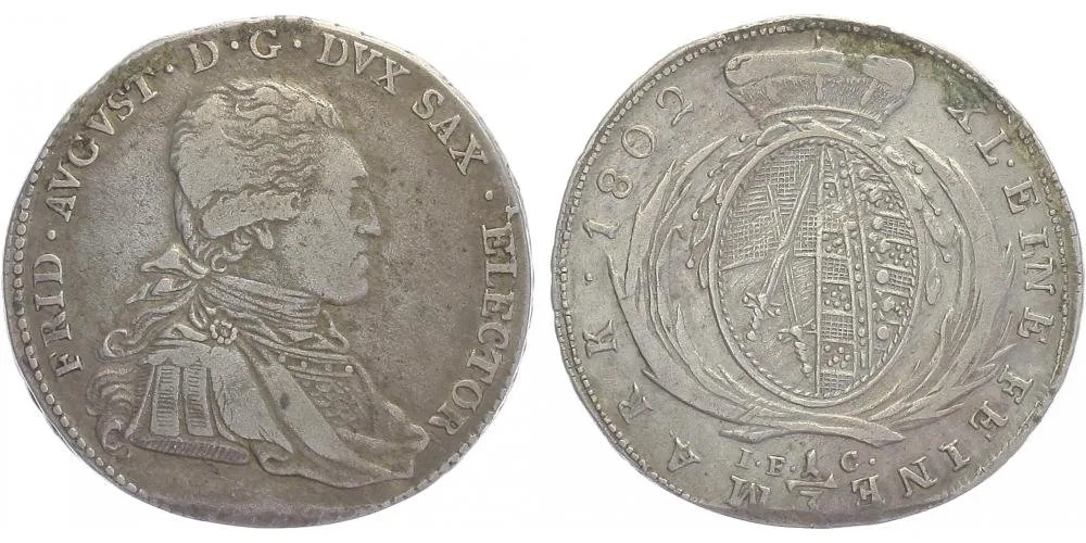 Sasko, Friedrich August III./I., 1763 - 1827 — 1