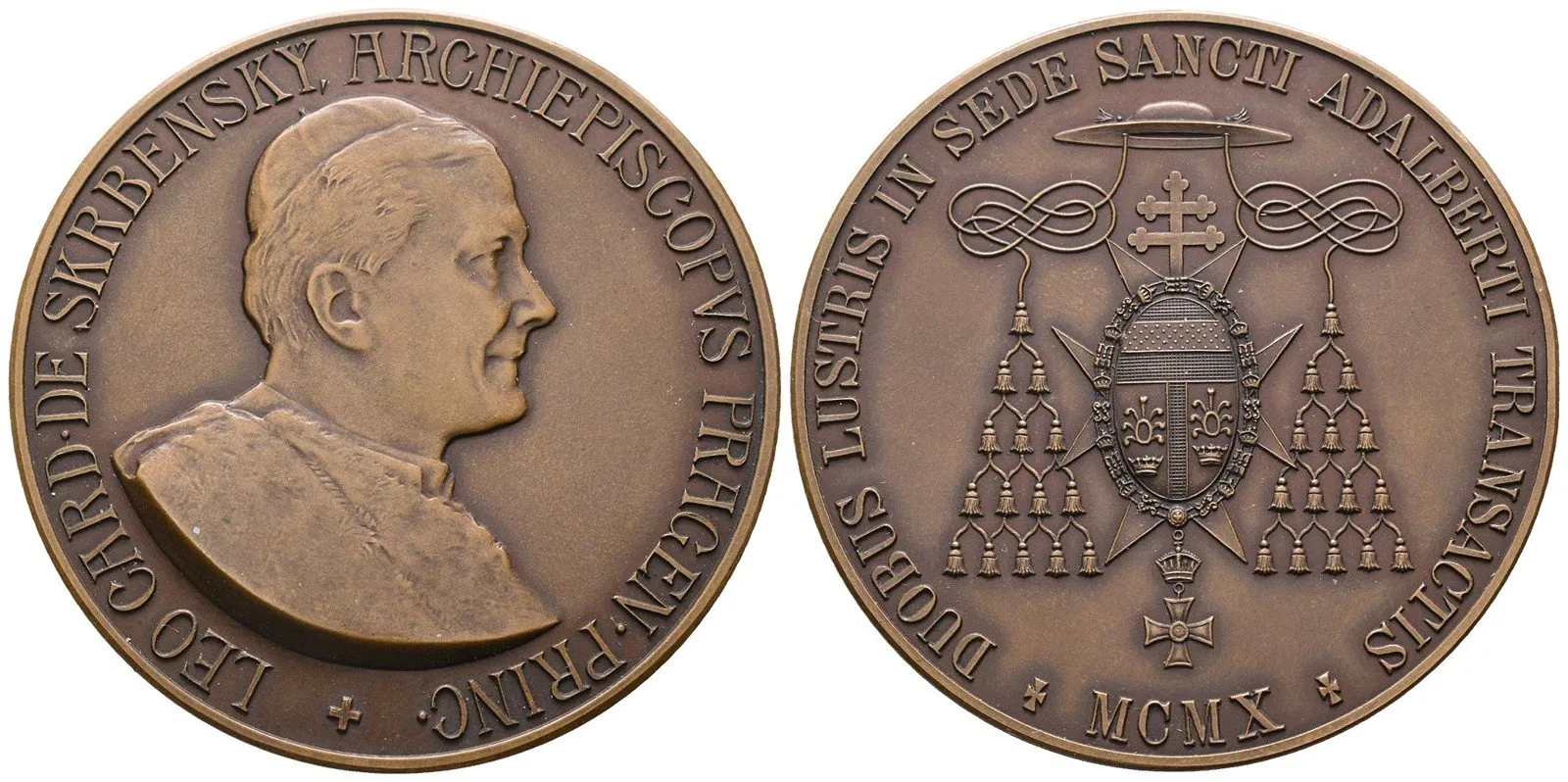 Praha - arcibiskupství, Lev kardinál Skrbenský, 1899 - 1917 — 1
