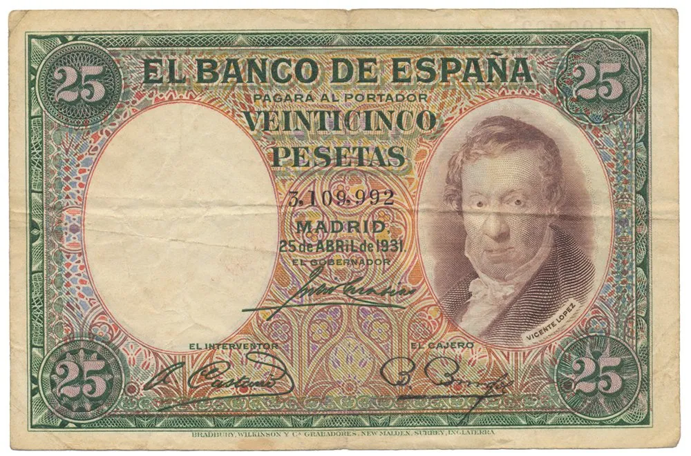 Španělsko, 25 Pesetas 1931, P.81