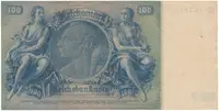 Německo, 100 Reichsmark 1935, válečná s průběžným vodotiskem, hnědý číslovač, Hej.D8d - fotografie 2