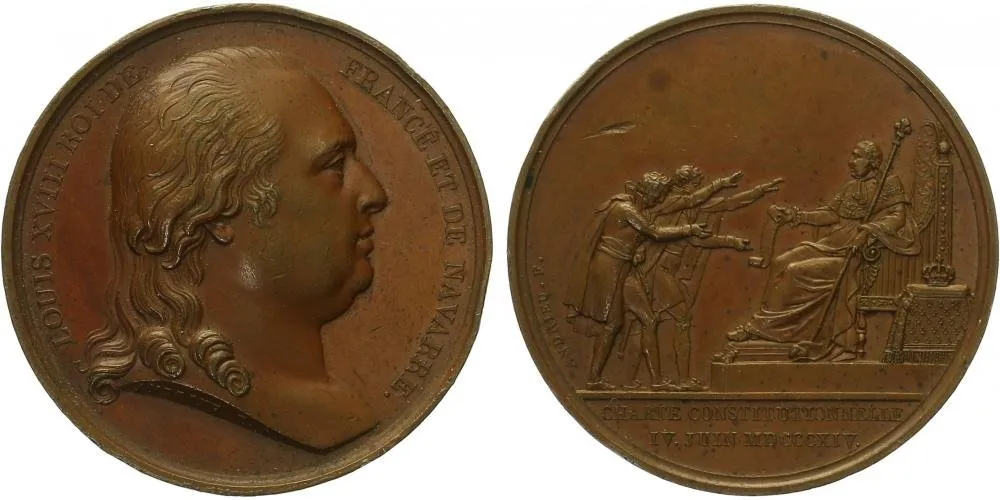 Francie, Louis XVIII., 1814/1815 - 1824 — 1