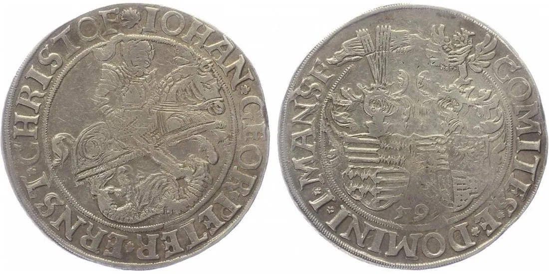 Mansfeld - Eisleben, Johann Georg I., Peter Ernst I. a Christoph II., 1558 - 1569 — 1