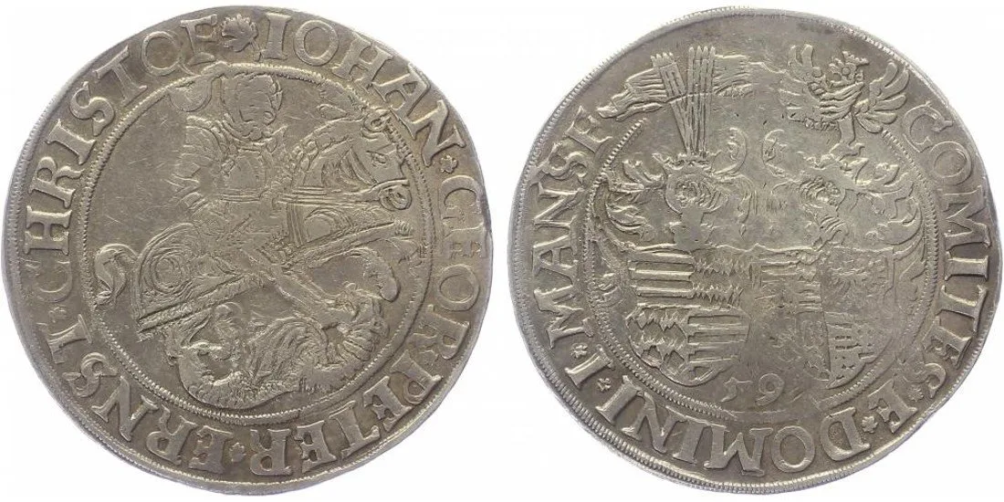 Mansfeld - Eisleben, Johann Georg I., Peter Ernst I. a Christoph II., 1558 - 1569 — 1