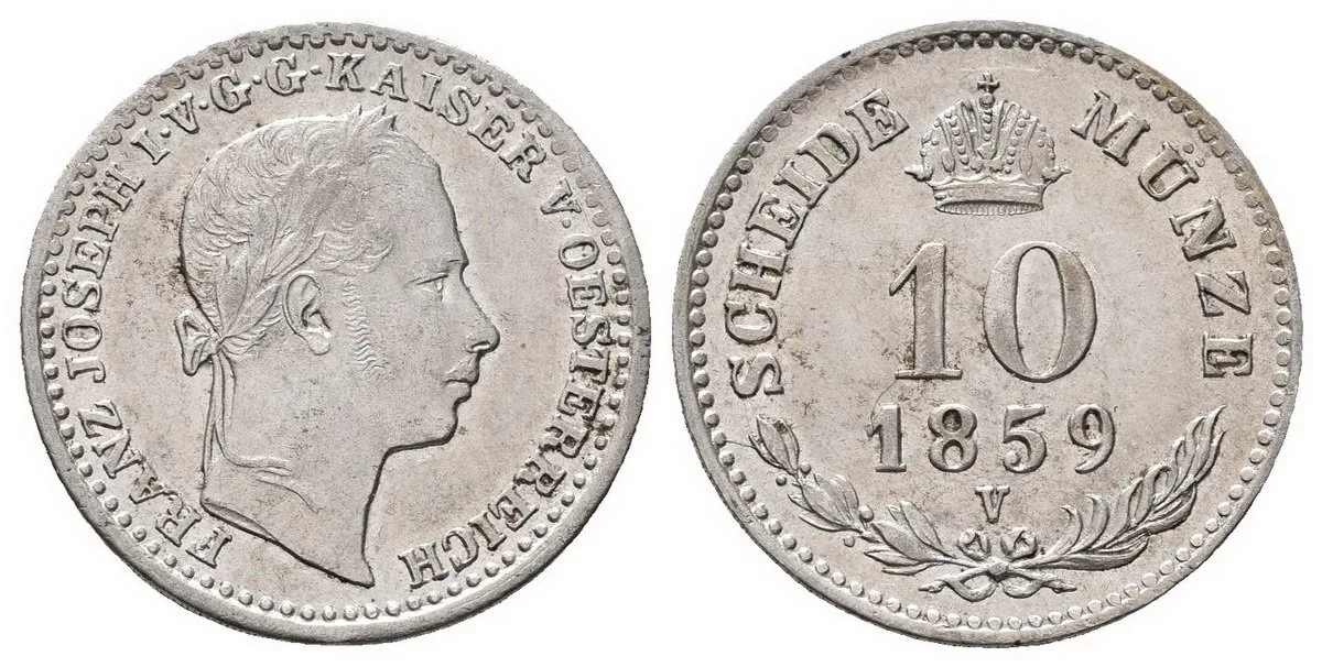 Konvenční měna, 1848 - 1857 — 1