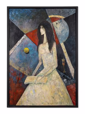 Richard Wiesner: Richard Wiesner (1900 - 1972) - Čtenářka