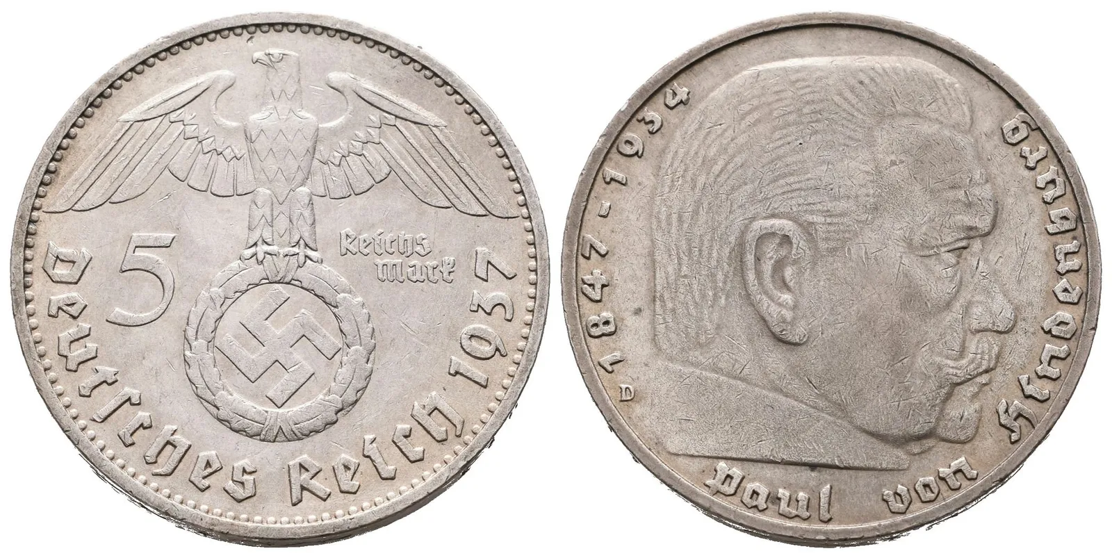 III. říše, 5 Marka 1937 D