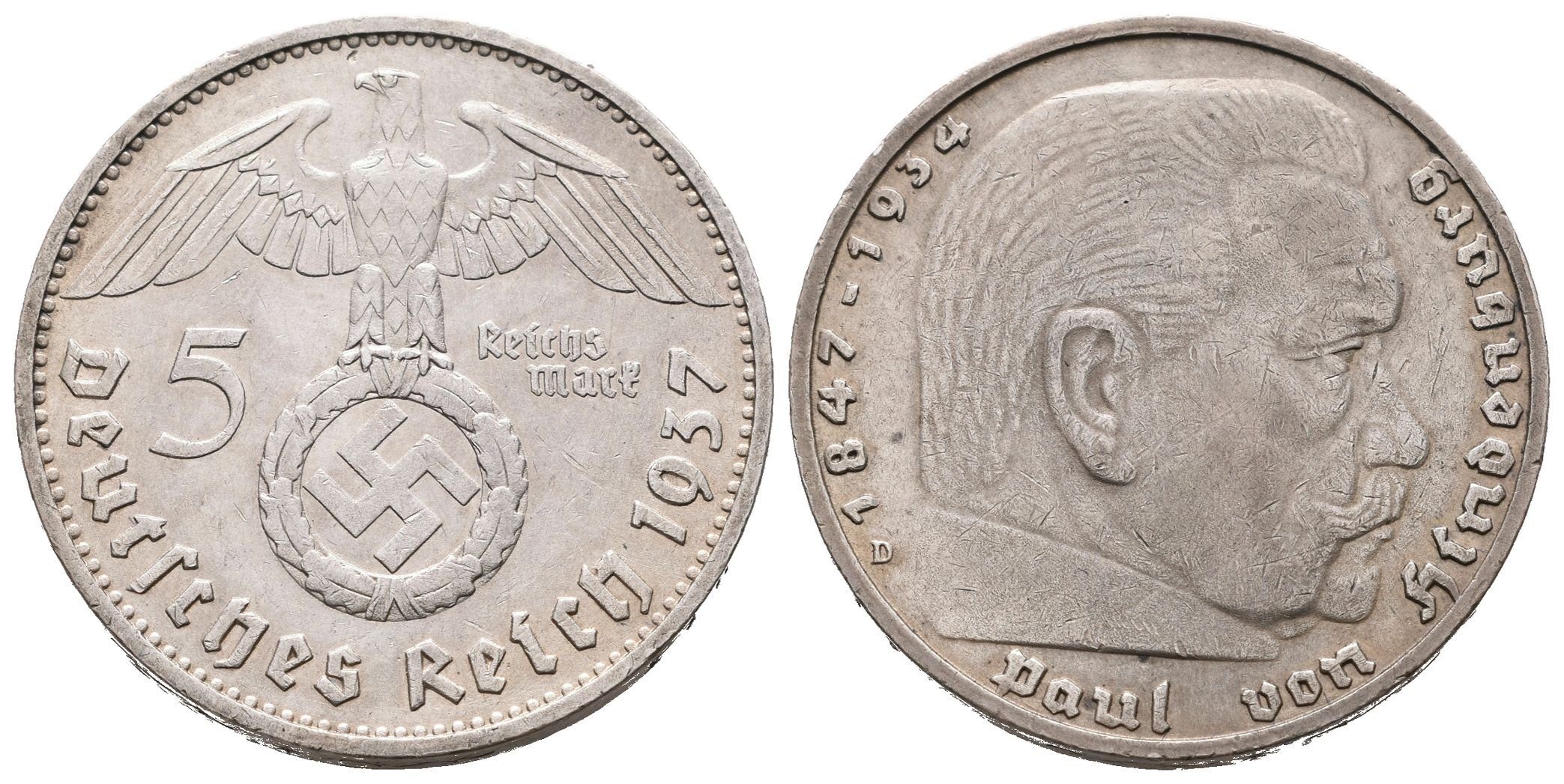 III. říše, 5 Marka 1937 D