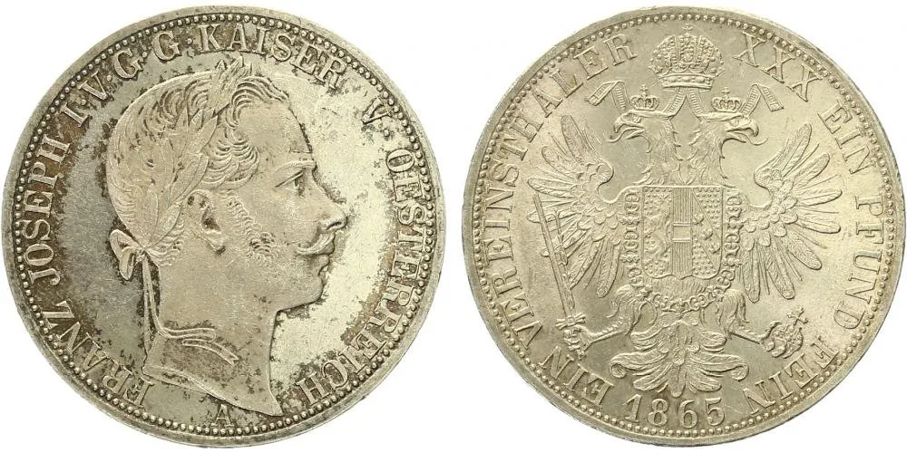 Rakouská a spolková měna, 1857 - 1892 — 1