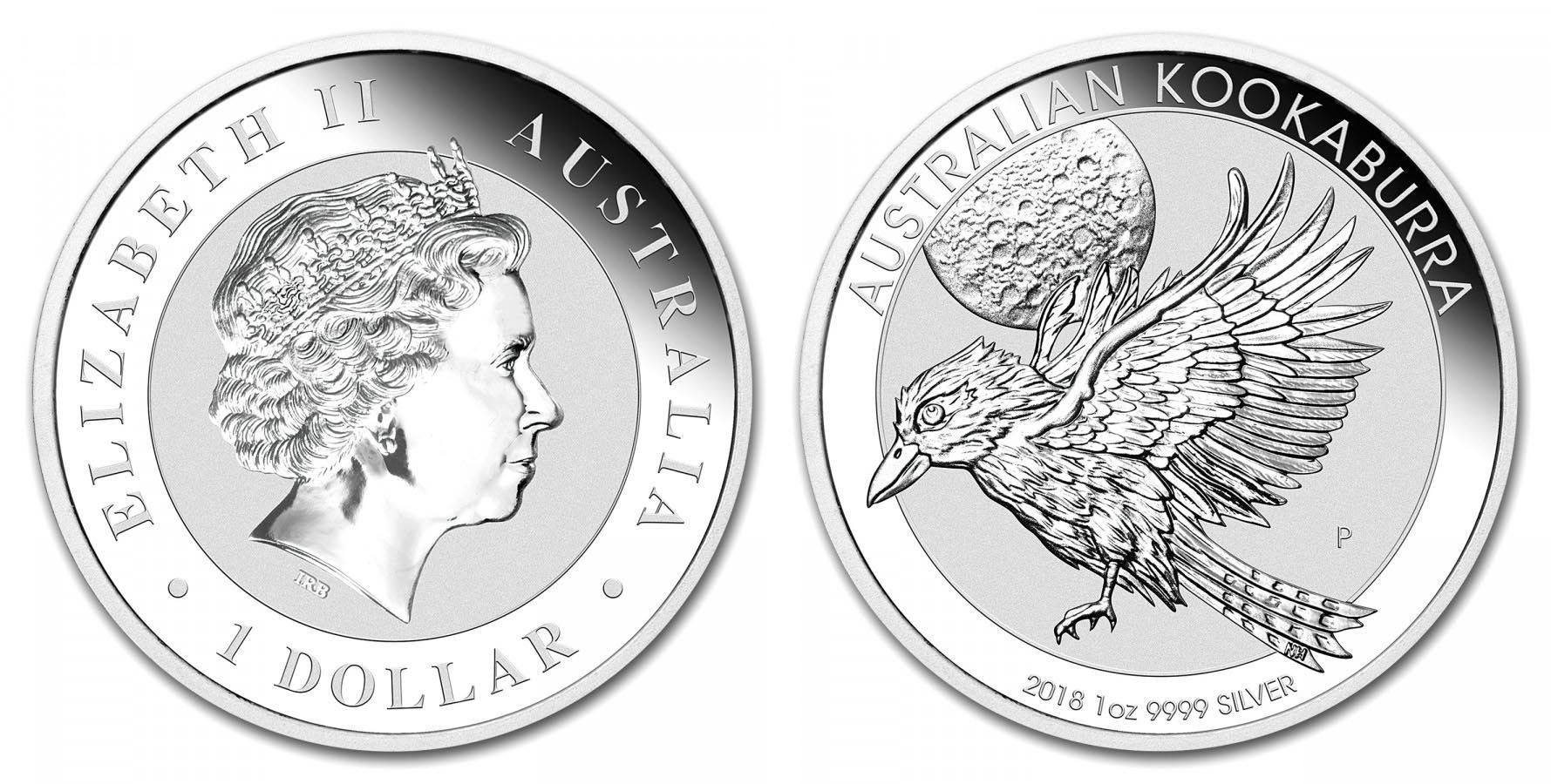 Austrálie, Dollar 2018 - Australian Kookaburra