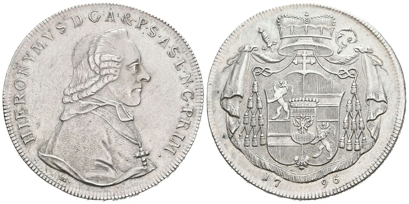 Tolar 1796, Šm.69-C-8, pěkná zachovalost, patina, rysky — 1