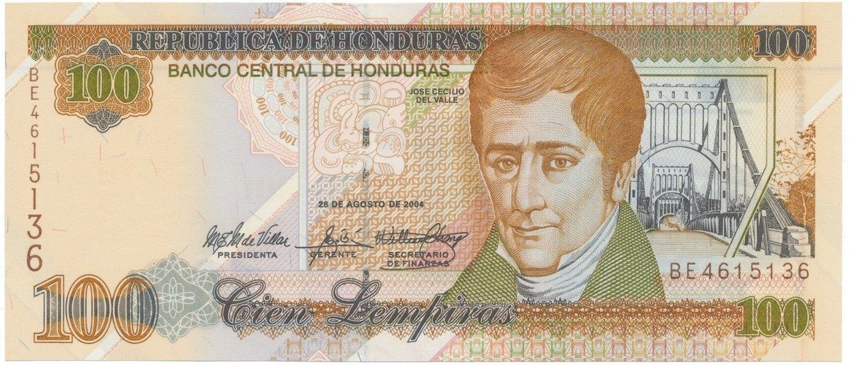 Honduras, 100 Lempiras 2004, P.77g