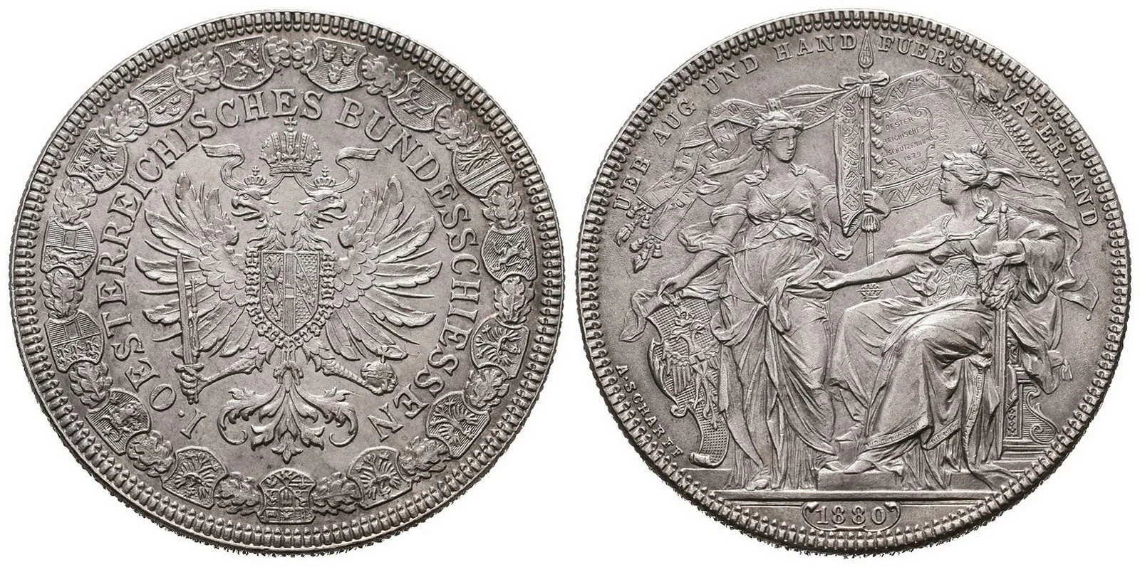 Rakouská a spolková měna, 1857 - 1892 — 1