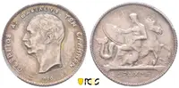 Řecko, Drachma 1910, PCGS AU Detail - fotografie 2