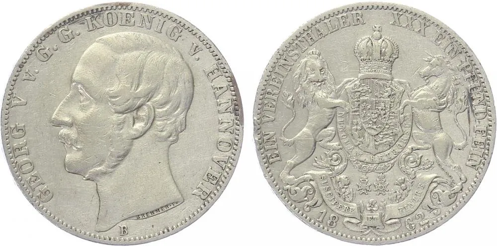 Hannover, Georg V., 1851 - 1866 — 1