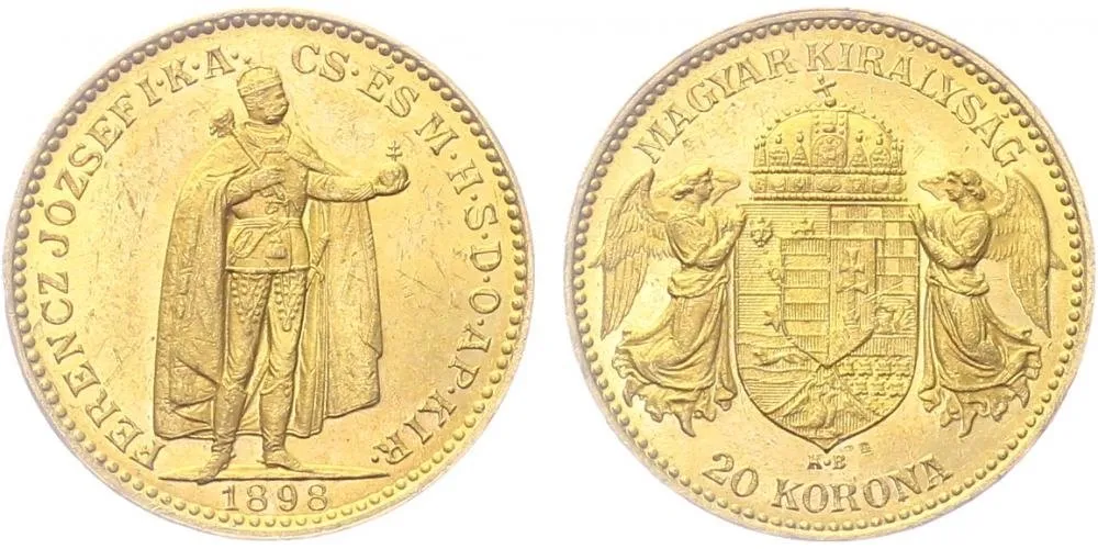 20 Koruna 1898 KB