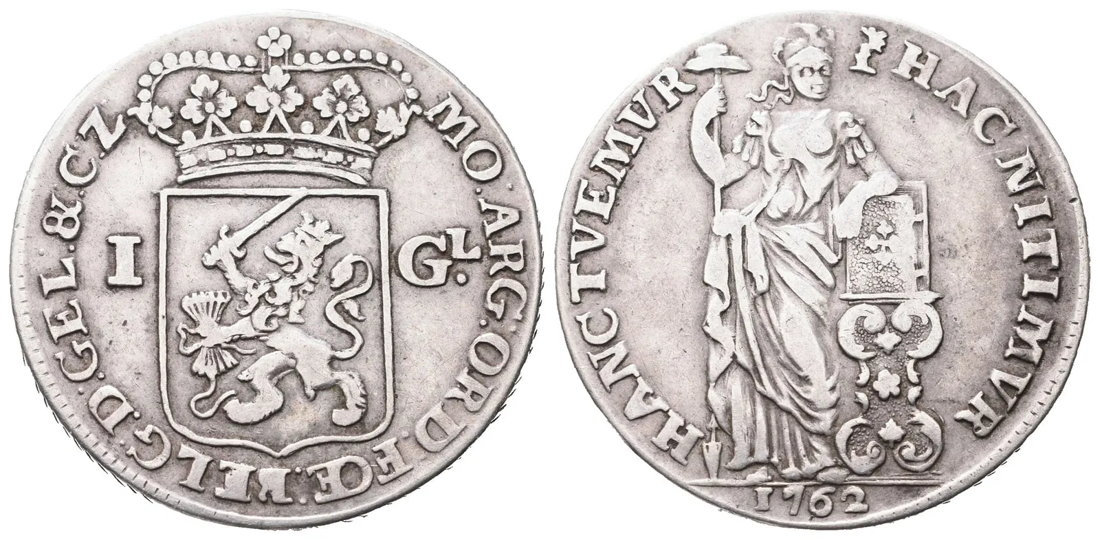 Nizozemí-Gelderland, 1 Gulden 1762