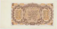Československo, 1 Koruna 1953, tisk Praha, série SS, Hej.89b2 - fotografie 2