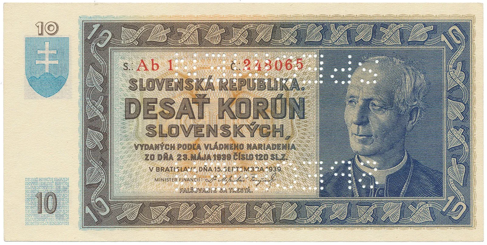 Slovenský stát, 1939 - 1945 — 1