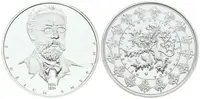 Stříbrná investiční medaile - Bedřich Smetana - Ag 29 g - 999/1000 + Certifikát