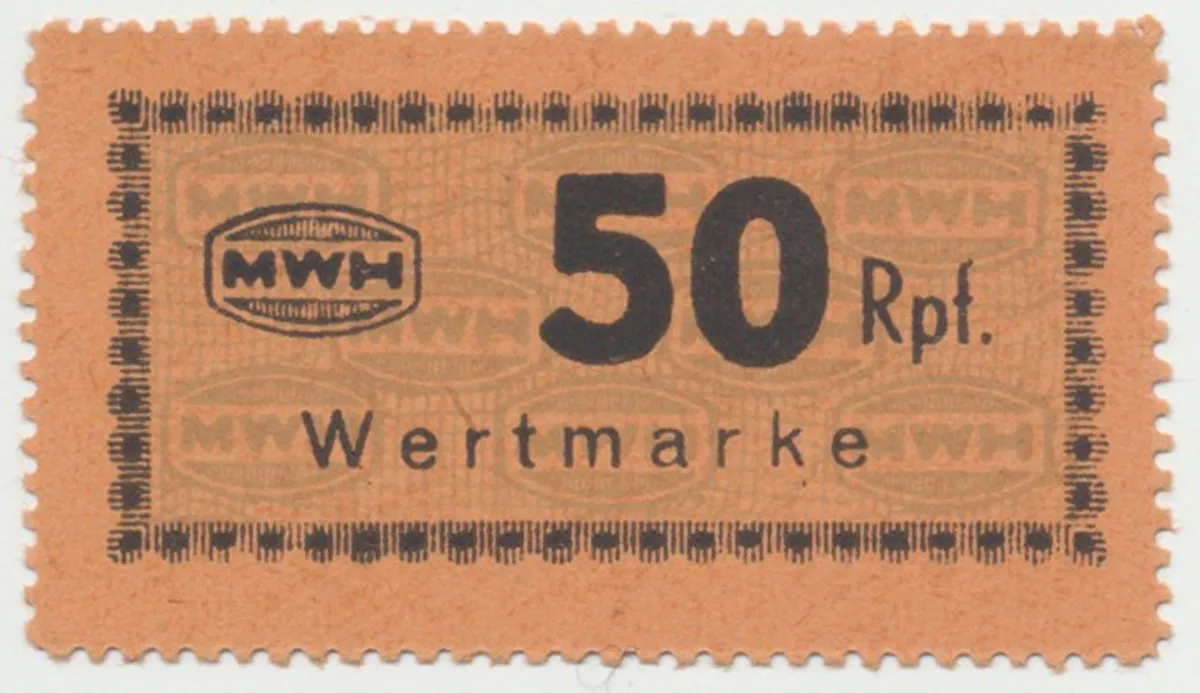 Holleischen (Holýšov) - MWH, 50 Reichspfennige b.d., Grab.Ho14