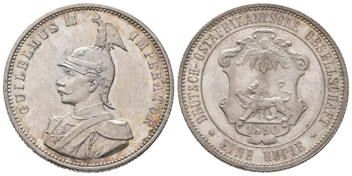 Koloniální ražby, Německá Východní Afrika — 1