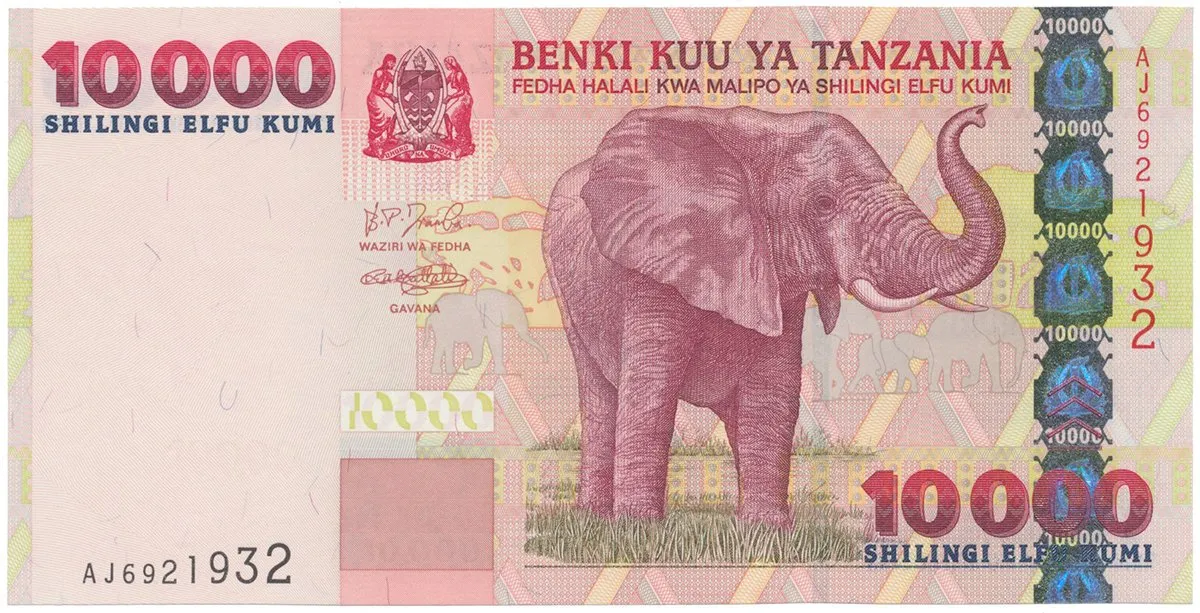 Tanzánie, 10.000 Shilingi (2003), P.39