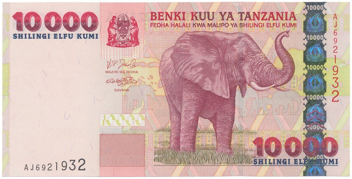 Tanzánie, 10.000 Shilingi (2003), P.39