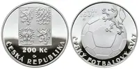 200 Kč 2001 - Český fotbalový svaz, PROOF