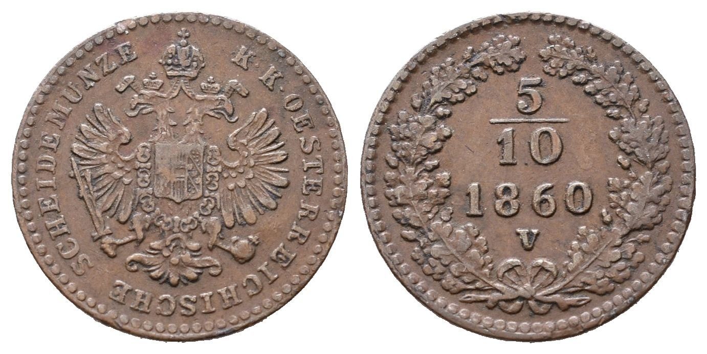 5/10 Krejcar 1860 V