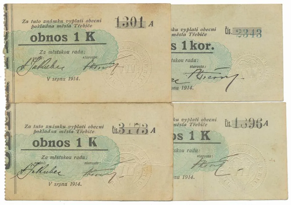 Nouzovky české od roku 1914 — 1