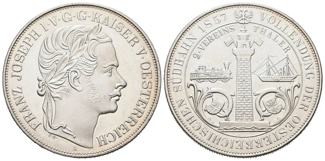 Rakouská a spolková měna, 1857 - 1892 — 1