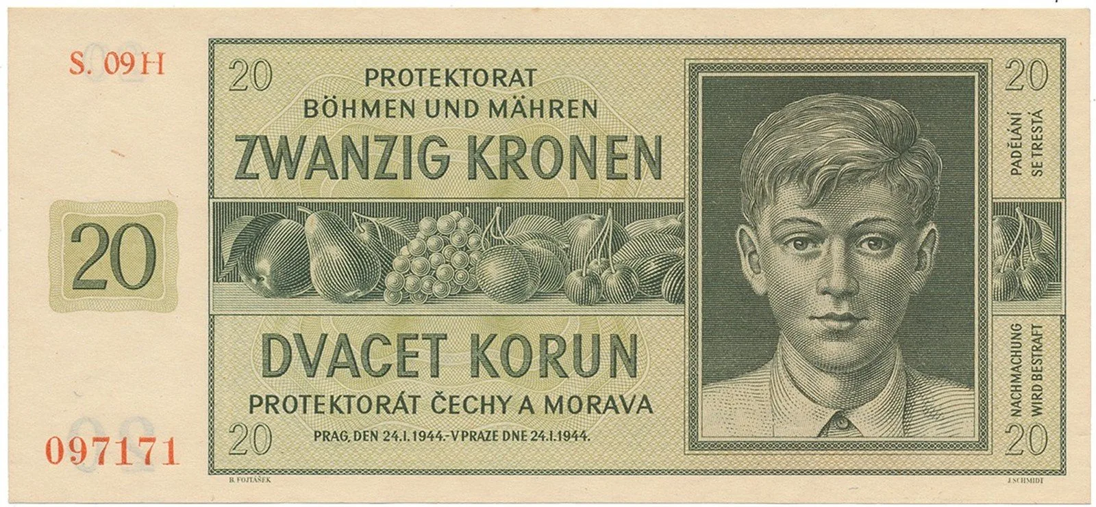Protektorát Čechy a Morava, 1939 - 1945 — 1