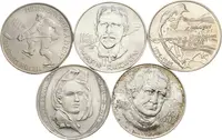 Soubor mincí 100 Kčs 1985 - 10. výročí konference v Helsinkách, Brandl, — 1