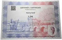 AR Medaile b.l. (2013) - Henry Ford - 150. výročí narození - fotografie 2