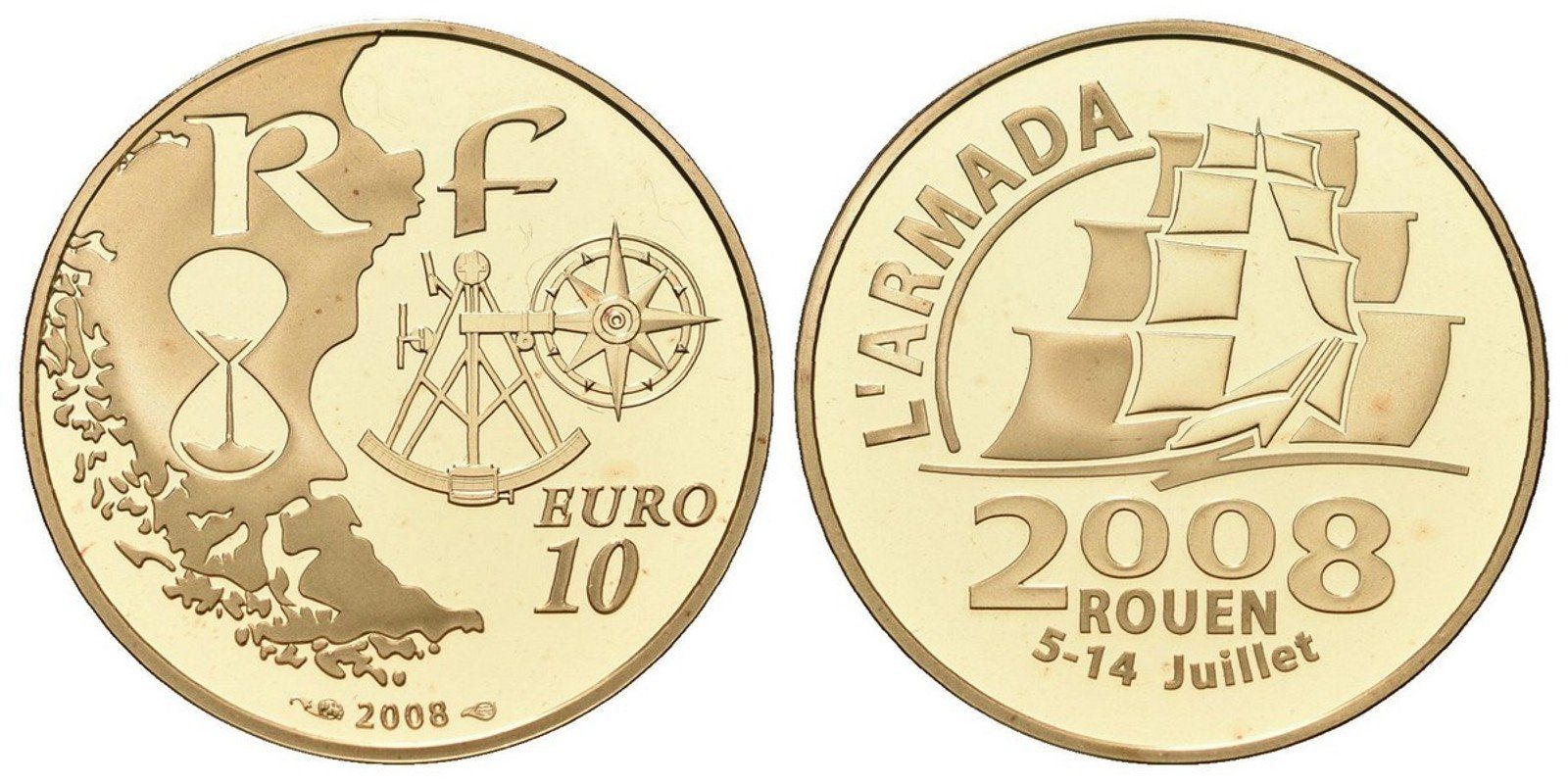 Francie, 10 Euro 2008 - L´armada