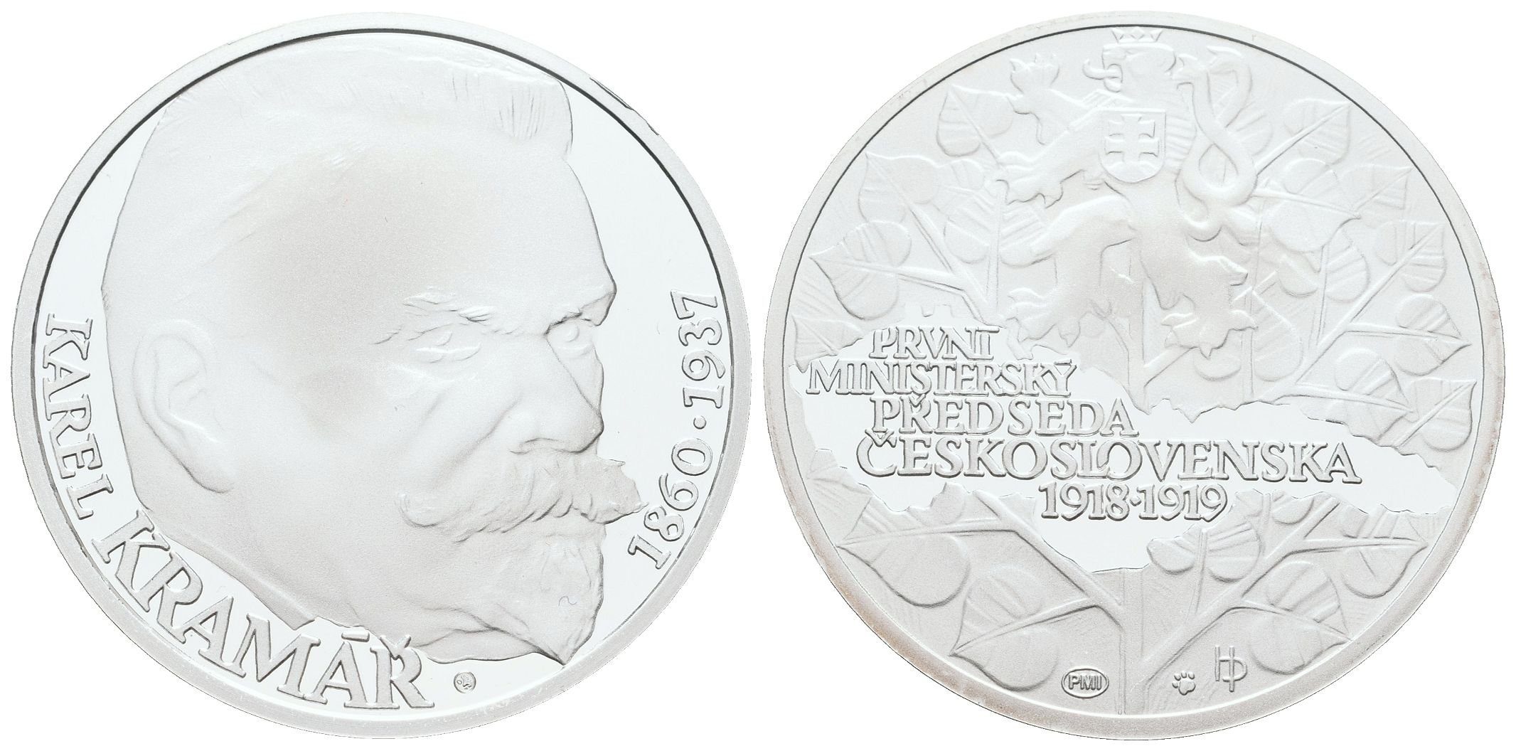 AR Medaile b.l. (2012) - Karel Kramář - 75. výročí úmrtí