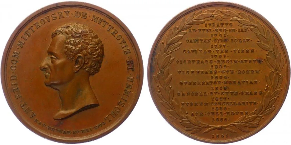 Mitrovský z Mitrovic a Nemyšle, Antonín Fridrich, 1770 - 1841 — 1