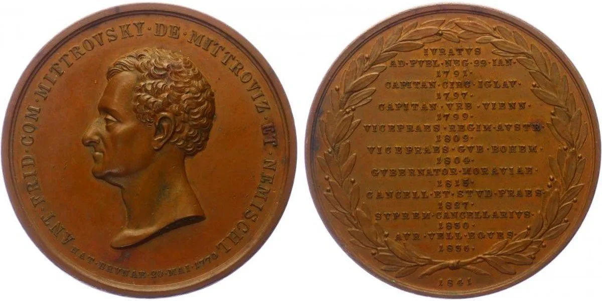 Mitrovský z Mitrovic a Nemyšle, Antonín Fridrich, 1770 - 1841 — 1