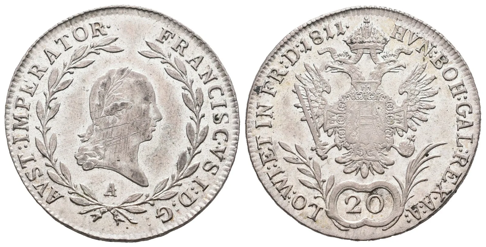 František II., 20 Krejcar 1811 A